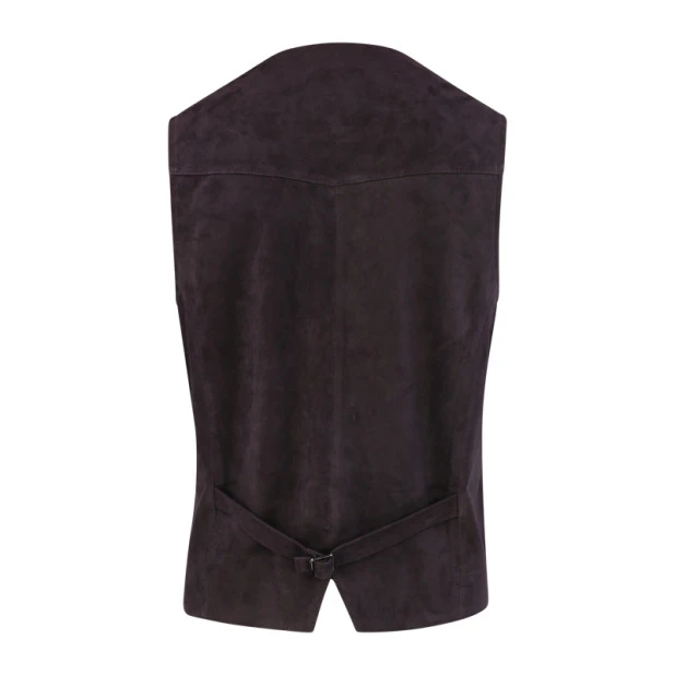 Wellington Of Bilmore Suede Gilet | Mat Marine | www.pietkoopmans.nl