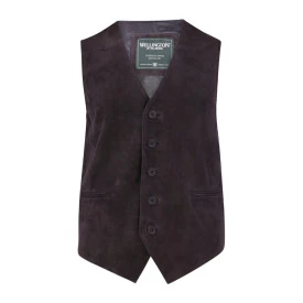 Wellington Of Bilmore Suede Gilet | Mat Marine