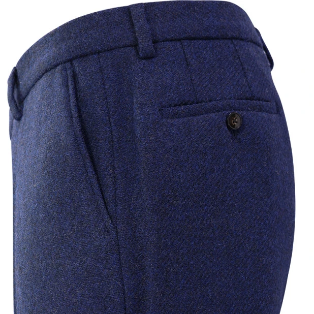 Wellington of Bilmore Tweed Broek | Blue | www.pietkoopmans.nl