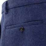 Wellington of Bilmore Tweed Broek | Blue | www.pietkoopmans.nl