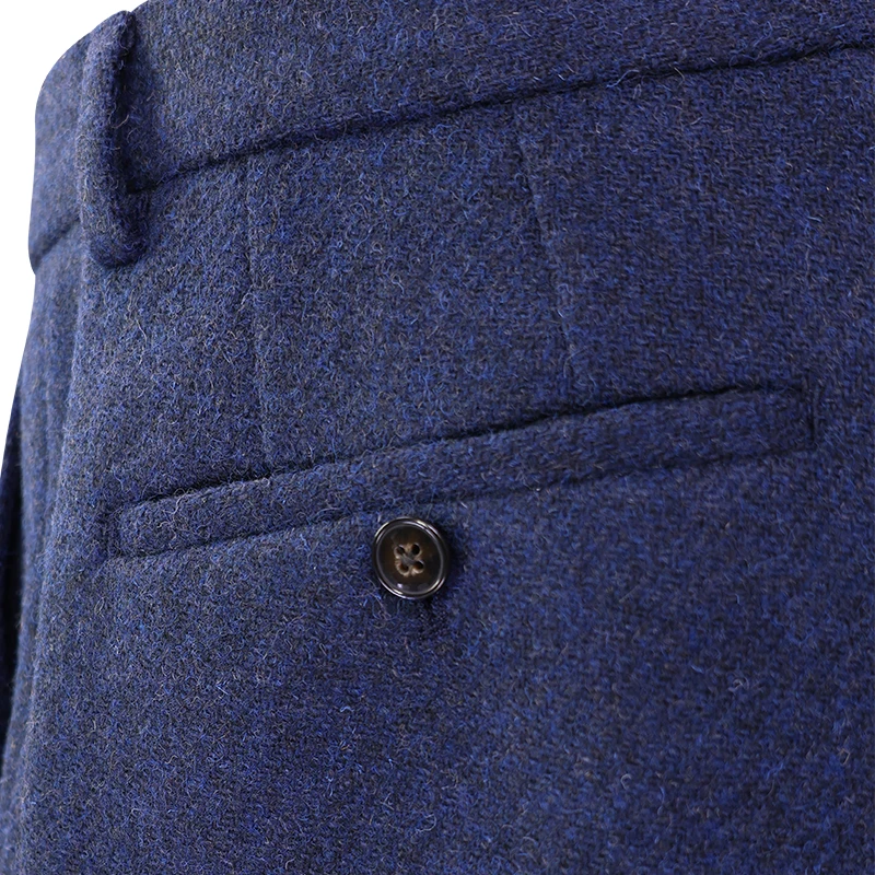 Wellington of Bilmore Tweed Broek | Blue | www.pietkoopmans.nl