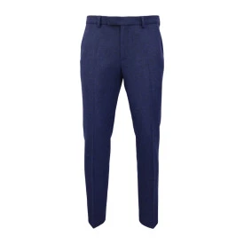 Wellington of Bilmore Tweed Broek | Blue