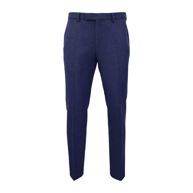 Wellington of Bilmore Tweed Broek | Blue | www.pietkoopmans.nl
