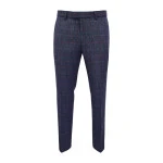Wellington of Bilmore Tweed Broek | Blauw Geblokt | www.pietkoopmans.nl