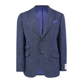 Colbert Harris Tweed Wellington | Blauwe Visgraat