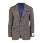 Colbert Harris Tweed Wellington | Bruin Blauwe Visgraat | www.pietkoopmans.nl
