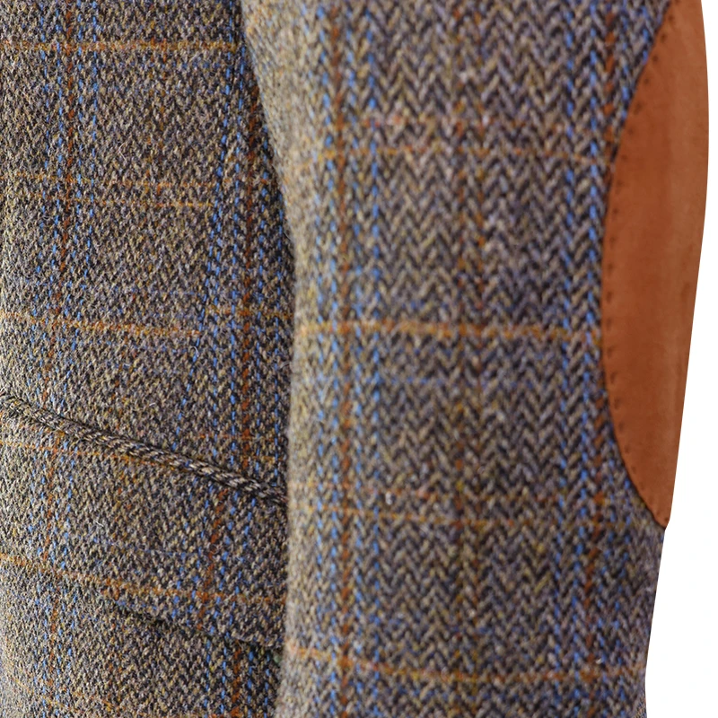 Colbert Harris Tweed Wellington | Bruin Blauwe Visgraat | www.pietkoopmans.nl