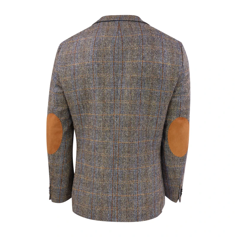 Colbert Harris Tweed Wellington | Bruin Blauwe Visgraat | www.pietkoopmans.nl