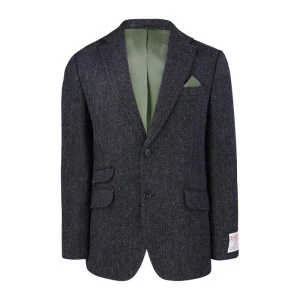 Colbert Harris Tweed Wellington | Antraciet Visgraat