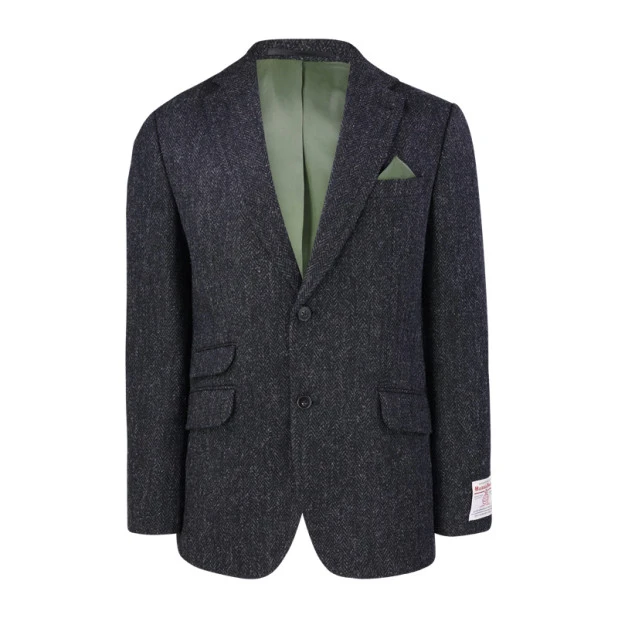 Colbert Harris Tweed Wellington | Antraciet Visgraat | www.pietkoopmans.nl