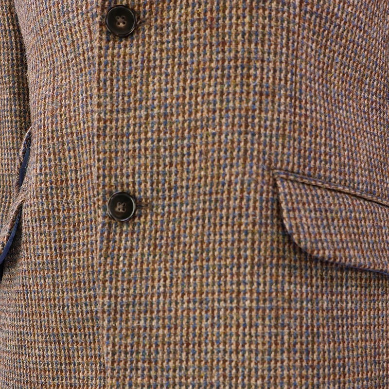 Colbert Harris Tweed Wellington | Pied Du Poule Camel | www.pietkoopmans.nl
