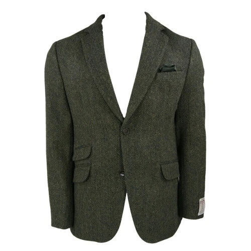 Colbert Harris Tweed Wellington | Groene Visgraat