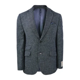 Colbert Harris Tweed Wellington | Blauw Zwart Geruit
