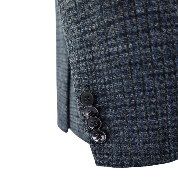 Colbert Harris Tweed Wellington | Blauw Zwart Geruit | www.pietkoopmans.nl