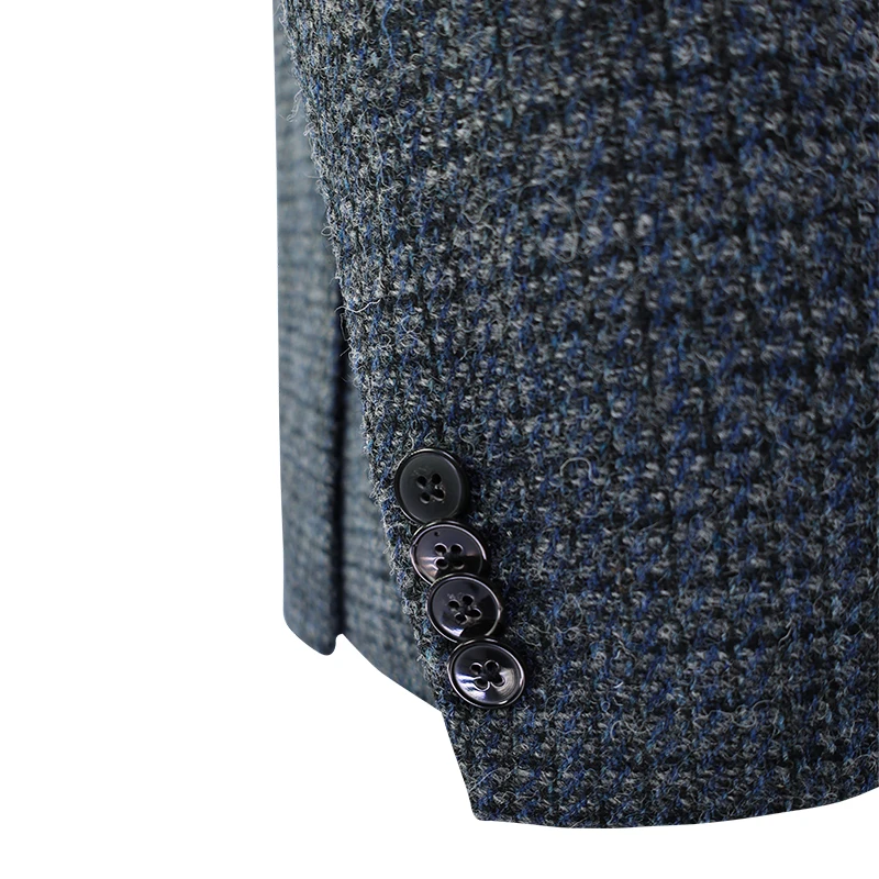 Colbert Harris Tweed Wellington | Blauw Zwart Geruit | www.pietkoopmans.nl