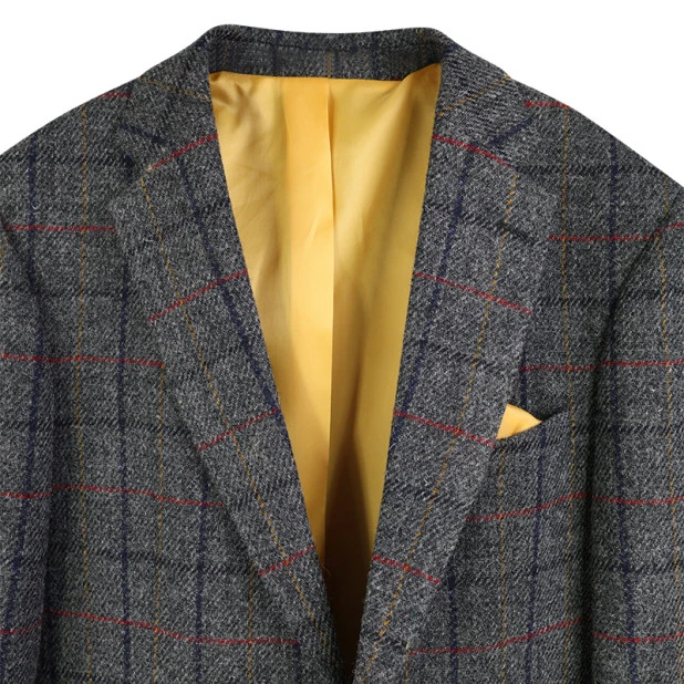 Colbert Harris Tweed Wellington | Grijs Rood Geruit | www.pietkoopmans.nl