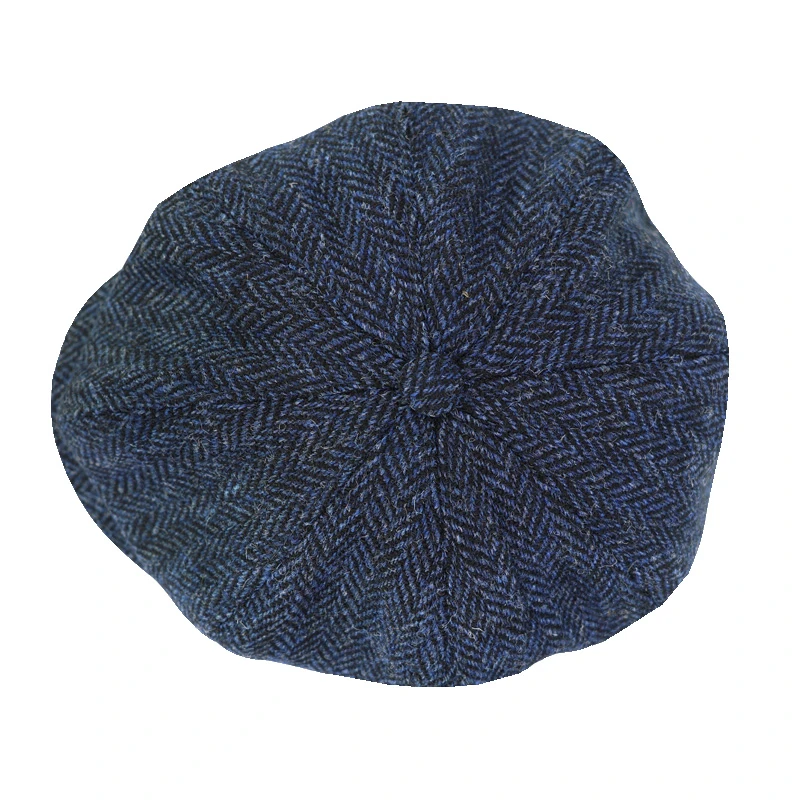 Wellington Newsboy | Harris Tweed Antaciet | www.pietkoopmans.nl
