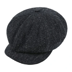 Wellington Newsboy | Harris Tweed Antaciet