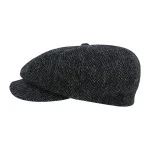 Wellington Newsboy | Harris Tweed Antaciet | www.pietkoopmans.nl