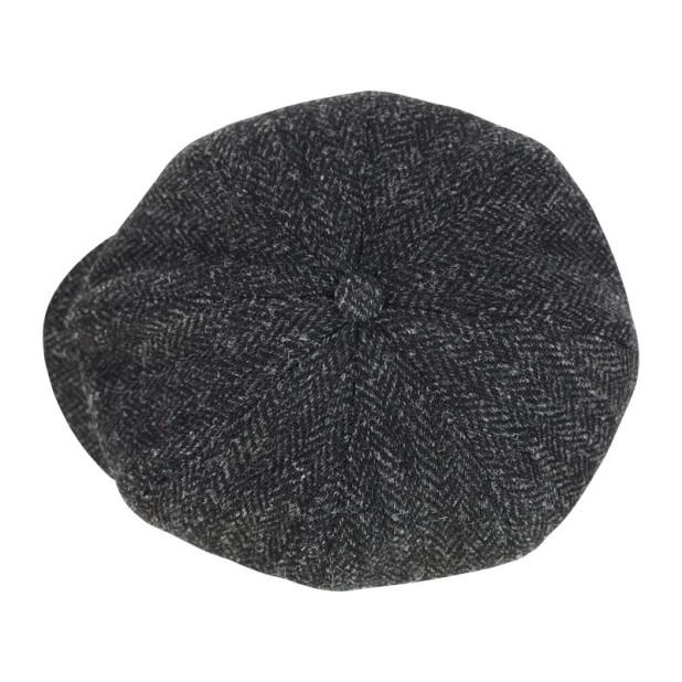 Wellington Newsboy | Harris Tweed Antaciet | www.pietkoopmans.nl