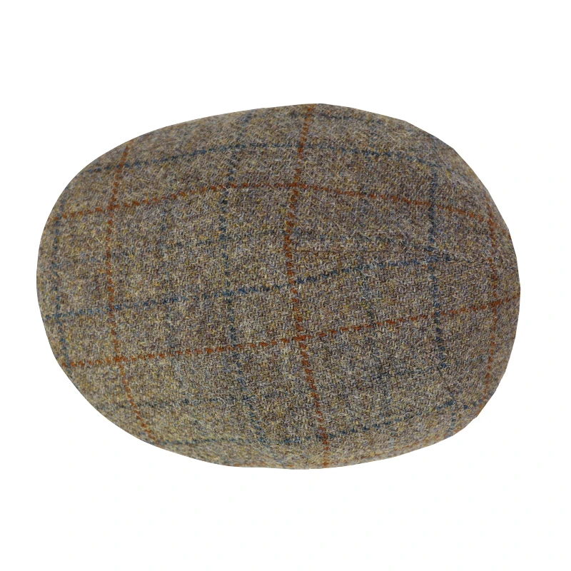 Wellington Flatcap Henry Tweed | Taupe Geruit | www.pietkoopmans.nl