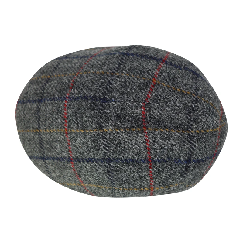 Wellington Flatcap Henry Tweed | Rood Geel Geruit | www.pietkoopmans.nl