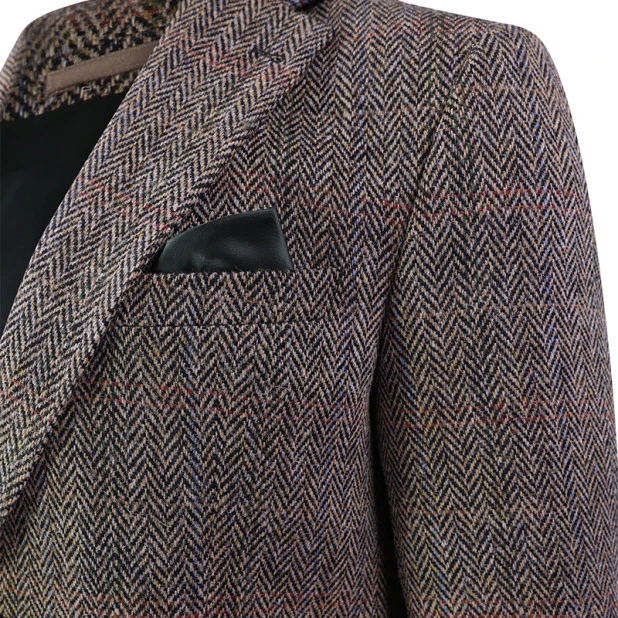 Colbert Harris Tweed Wellington | Camel Herringbone | www.pietkoopmans.nl