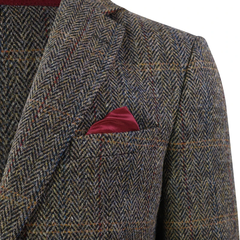 Colbert Harris Tweed Wellington | Herringbone Groen | www.pietkoopmans.nl