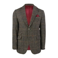 Colber Harris Tweed Wellington | Herringbone Groen