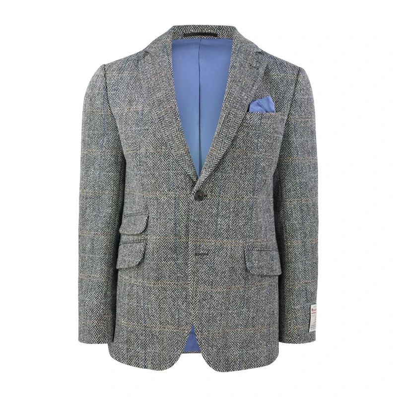 Colbert Harris Tweed Wellington | Herringbone Grey | www.pietkoopmans.nl