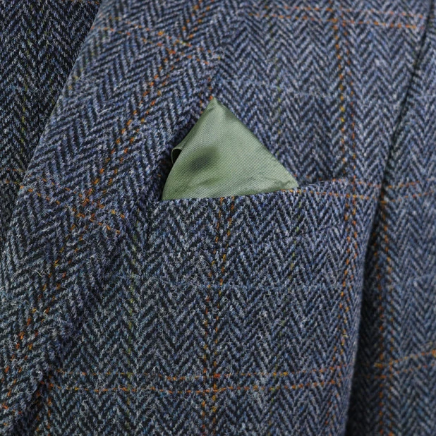 Colbert Harris Tweed Wellington | Herringbone Grey Blue | www.pietkoopmans.nl