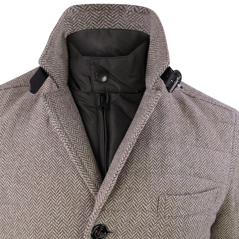 Jas Austria Wellington of Bilmore | Visgraat Beige | www.pietkoopmans.nl
