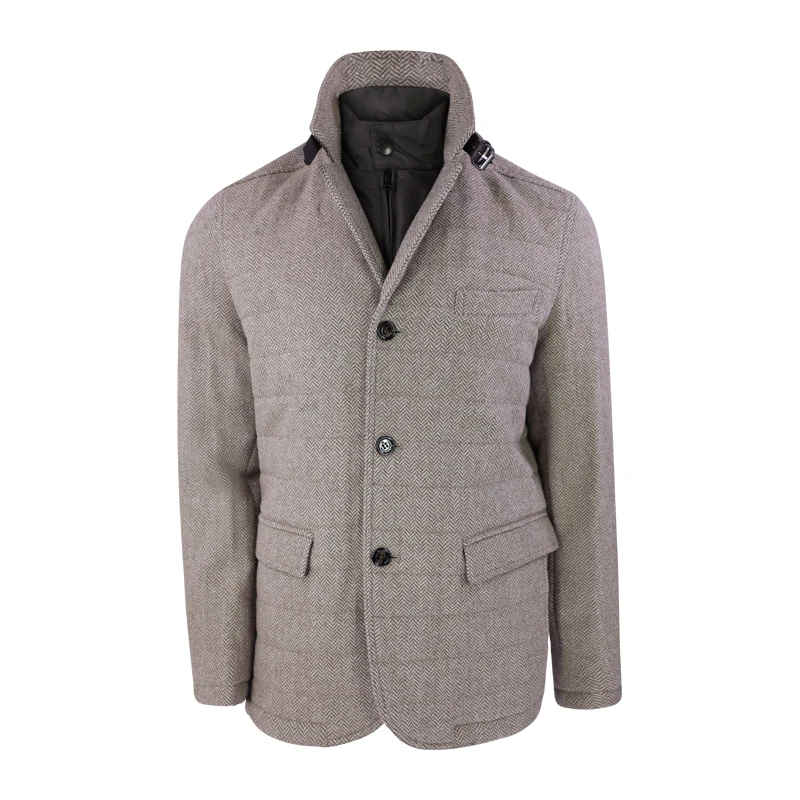 Jas Austria Wellington of Bilmore | Visgraat Beige | www.pietkoopmans.nl