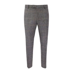 Wellington of Bilmore Tweed Broek | Green Herringbone