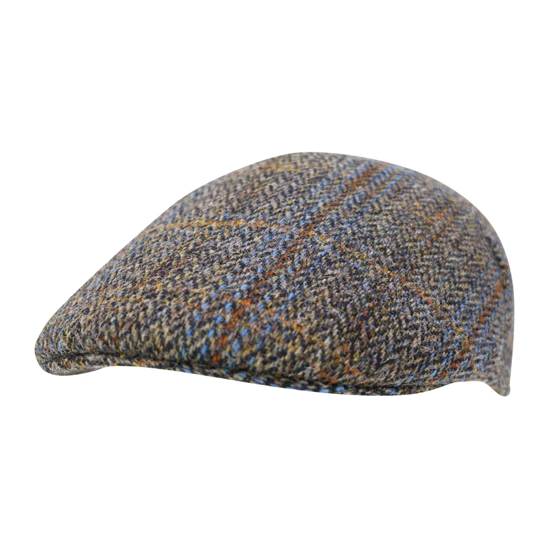Wellington Flatcap | Henry Tweed Bruin Blauw
