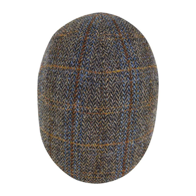 Wellington Flatcap | Henry Tweed Bruin Blauw