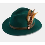 Alan Paine Fedora Hoed | Flessengroen | www.pietkoopmans.nl