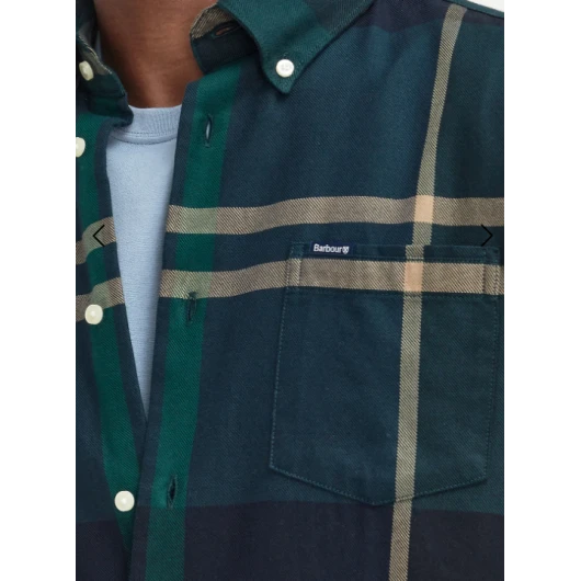 Barbour Overhemd Flanel Dunoon | Green Loch | www.pietkoopmans.nl