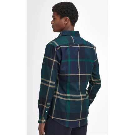 Barbour Overhemd Flanel Dunoon | Green Loch | www.pietkoopmans.nl