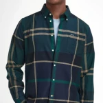 Barbour Overhemd Flanel Dunoon | Green Loch | www.pietkoopmans.nl