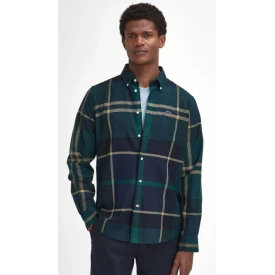 Barbour Overhemd Flanel Dunoon | Green Loch