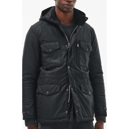 Barbour Winter Waxjas Sapper | Navy Greenloch Tartan | www.pietkoopmans.nl