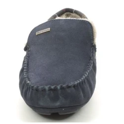 Barbour Luxe Pantoffel Monty | Suede Navy