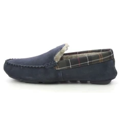 Barbour Luxe Pantoffel Monty | Suede Navy