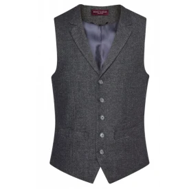 Brook Taverner Gilet | Memphis Charcoal