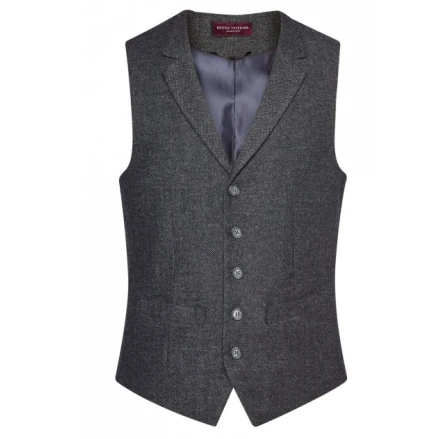 Brook Taverner Gilet | Memphis Charcoal | www.pietkoopmans.nl