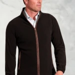 Brook Taverner Fleece Vest | Zwart | www.pietkoopmans.nl