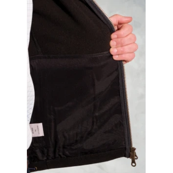 Brook Taverner Fleece Vest | Zwart | www.pietkoopmans.nl