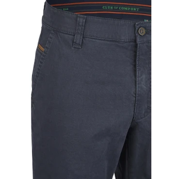 Club of Comfort Chino Winter Broek | Donkerblauw | www.pietkoopmans.nl