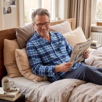 Cyberjammies Flanellen Pyjamajasje | Blauw Marine Geruit | www.pietkoopmans.nl